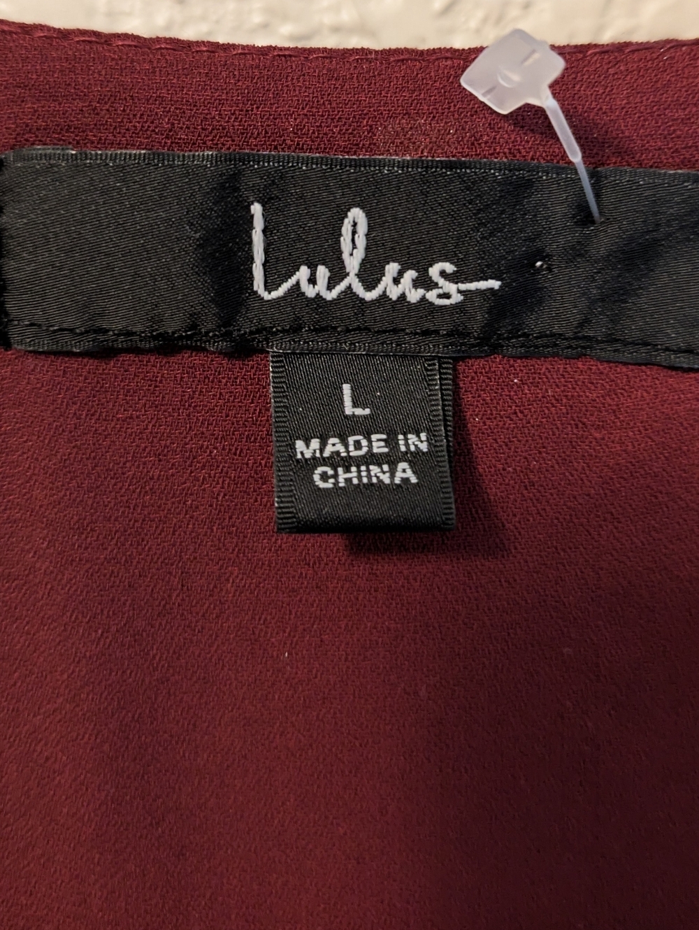 Lulu's Wild Winds Burgundy Floral Print High-Low Wrap  Dress - Picture 8 of 11